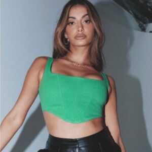 Kaeshia Rib Bustier Green size 2 US